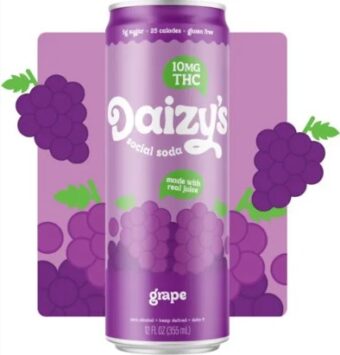 daizy's grape social soda thc 10mg