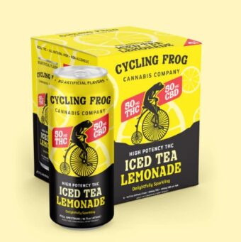 cycling frog iced tea lemonade thc+cbd 50mg single