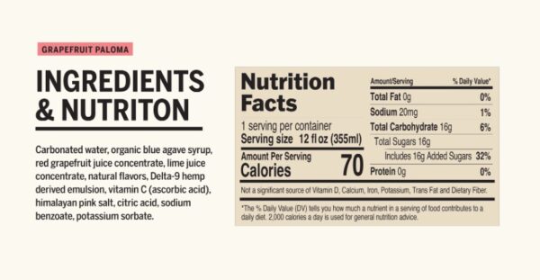 senorita grapefruit paloma 10mg