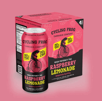 cycling frog raspberry lemonade thc+cbd 50mg single can