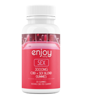 enjoy hemp sex cbd+maca root+schisandra+damiana+muira puama gummies 1500mg (copy)