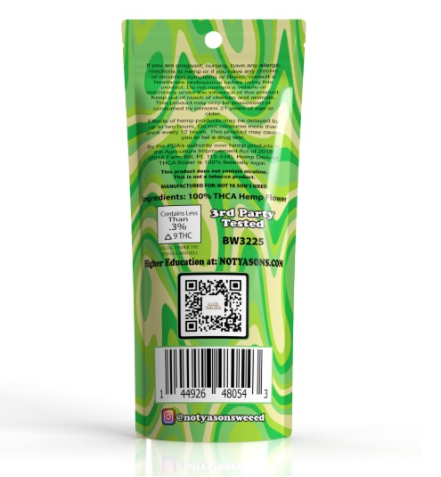 not ya son's weed moroccan peaches thca blunts 1.5g 2 pack (copy)