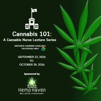 cannabis 101: a cannabis nurse lecture series pay here with credit/debit