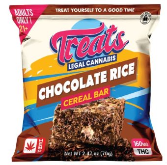 tillman's tranquils chocolate rice cereal bar thc 160mg