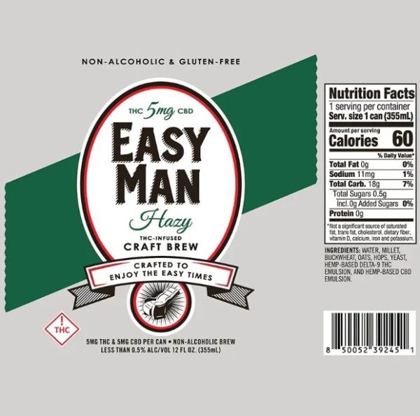 easy man hazy ipa cbd+thc 3mg (copy)