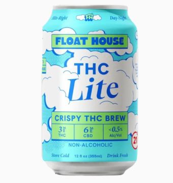 float house crispy lite brew cbd+thc 3mg