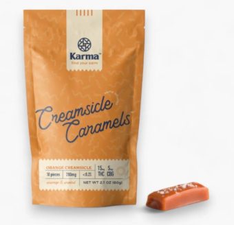 flowerz creamsicle caramels cbg+thc 15mg