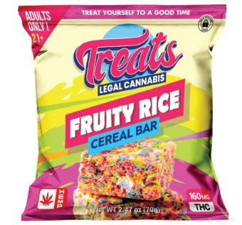 tillman's tranquils fruity rice cereal bar thc 160mg