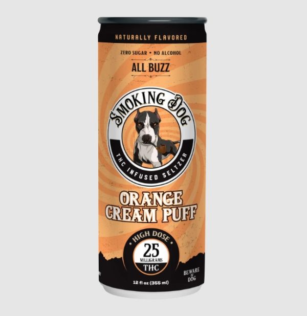 smoking dog mango madness thc seltzer 5mg (copy)