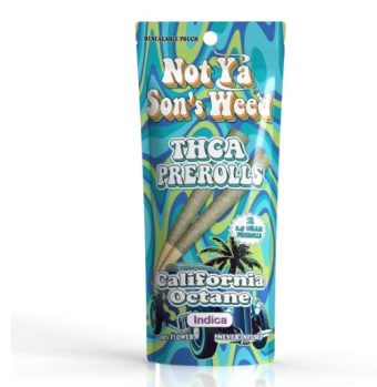 not ya son's weed california octane thca pre roll 1.5g 2 pack