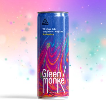 green monké blue raspberry thc 10mg