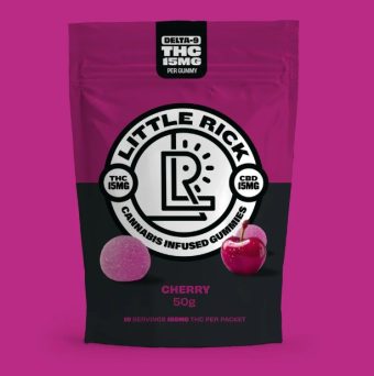 little rick strawberry gummy cbd+thc 150mg (copy)