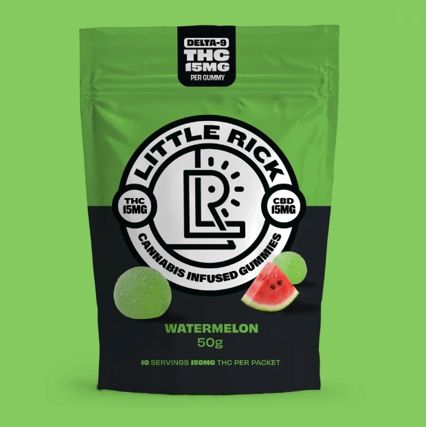 little rick watermelon gummy cbd+thc 150mg