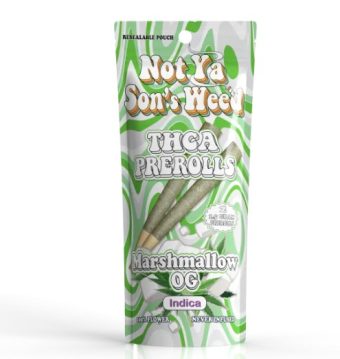not ya son's weed marshmallow thca pre roll 1.5g 2 pack