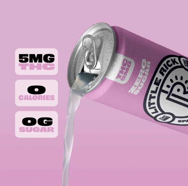 little rick raspberry coconut cbd+thc 5mg