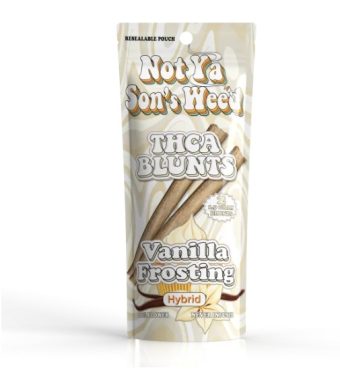 not ya son's weed vanilla frosting thca pre roll 1.5g 2 pack