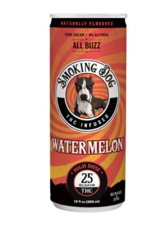 smoking dog cherry lime thc seltzer 5mg (copy)