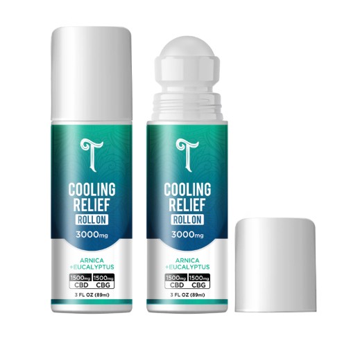 tillman's tranquils cooling relief cbd+cbg roll on 3000mg