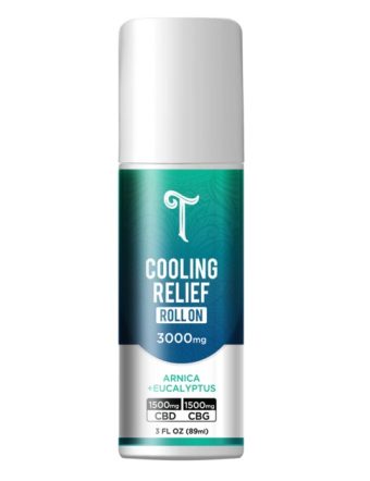 tillman's tranquils cooling relief cbd+cbg roll on 3000mg