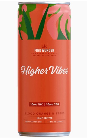 find wunder blood orange bitters cbg+thc 10mg