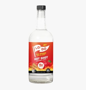 lodo hot shot cannabis spirit thc 10mg