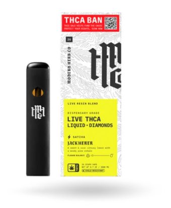 modern herb co. jack herer thca liquid diamonds vape 2g