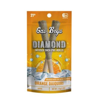 gas boys blueberry pancakes diamond infused thca pre rolls 1.5g 2 pack (copy)