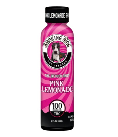 smoking dog pineapple banana thc shot 100mg (copy)