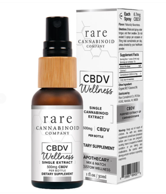 rare cannabinoid co. cbdv wellness 500mg