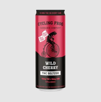 cycling frog wild cherry cbd+thc seltzer 5mg 6 pack (copy)