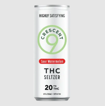 crescent canna raspberry lime seltzer thc 20mg (copy)