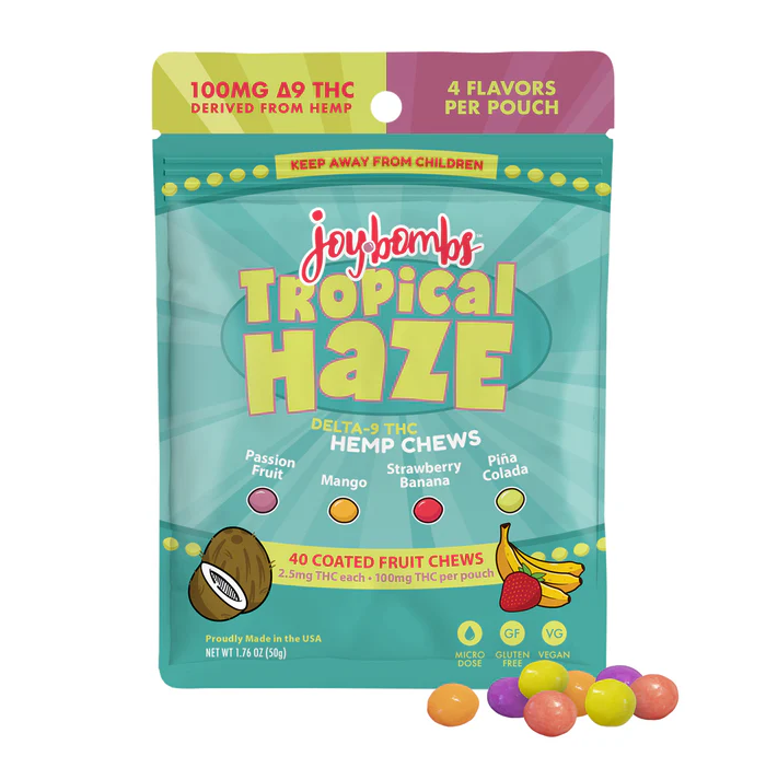 joy bombs sour fruit chews thc 100mg (copy)