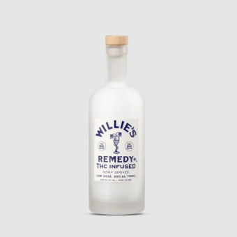 willie's remedy+ infused social tonic cbd+thc 85mg/750ml