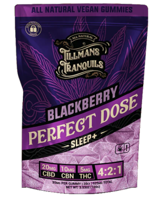 blackberry sleep cbd:cbn:thc perfect dose gummies