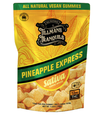 tillman's tranquils pineapple express delta 9 thc gummies 240mg